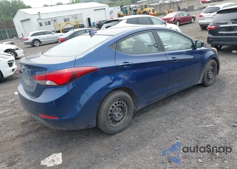 2016 Hyundai Elantra Se z USA, uszkodzony, nr VIN 5NPDH4AE1GH699857
